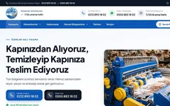 Özerler Halı Yıkama sitesinin ekran görüntüsü